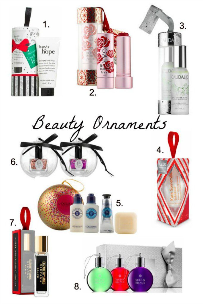 Holiday Gift Guide: Beauty Ornaments - Honestly Jamie