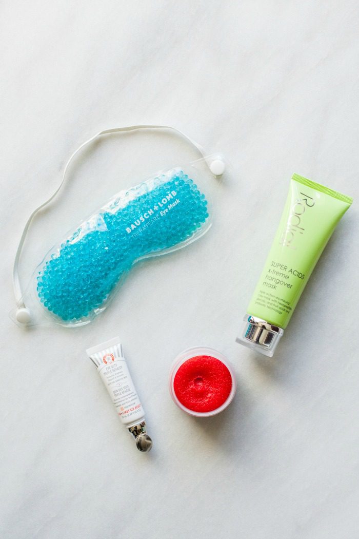 Beauty products to cure a hangover