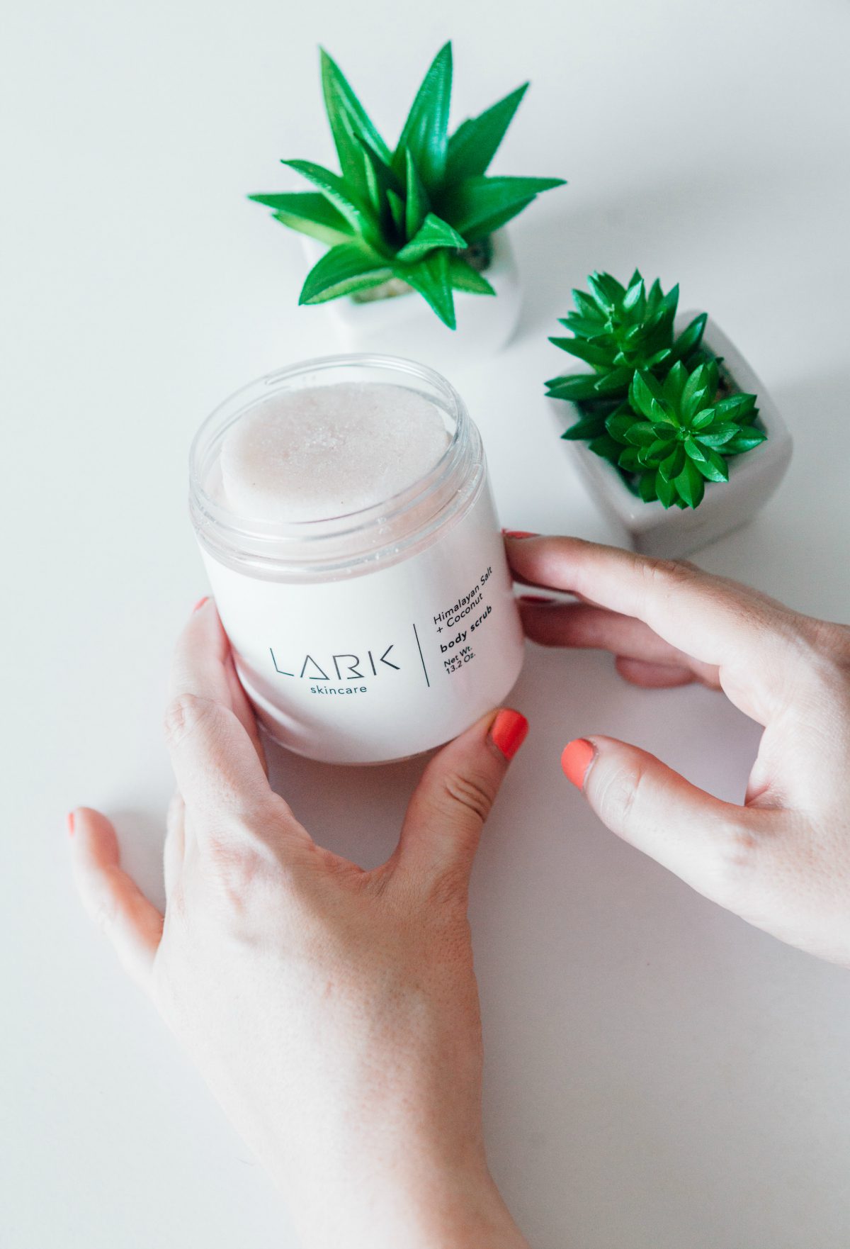 Coconut-Infused Beauty Products from Lark Himalayan Salt + Coconut Body Scrub