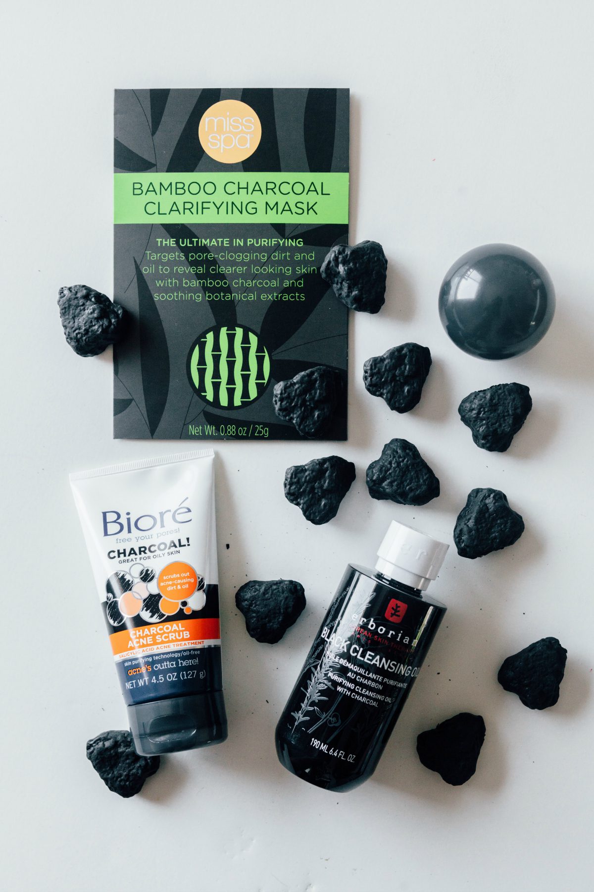 different types of Charcoal-Infused Beauty Products