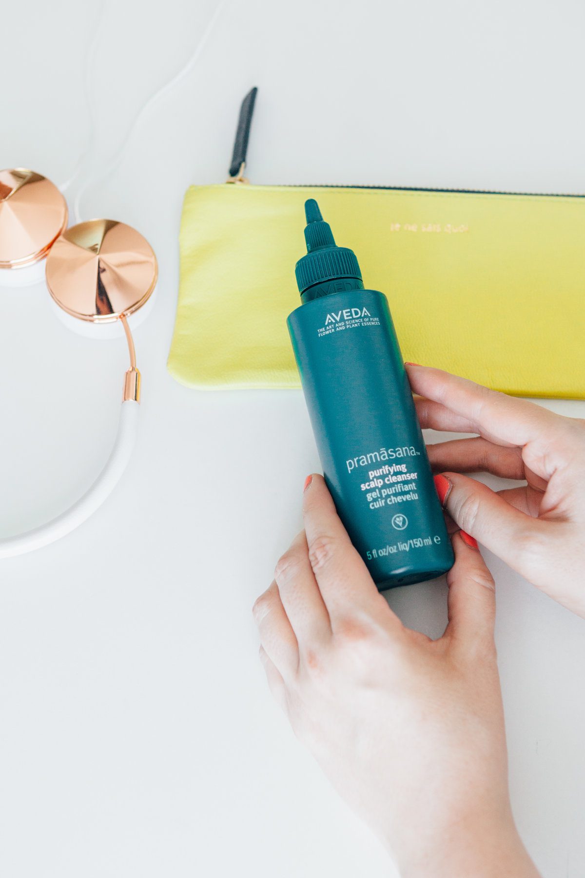 Aveda Purifying Scalp Cleanser for summer hair 