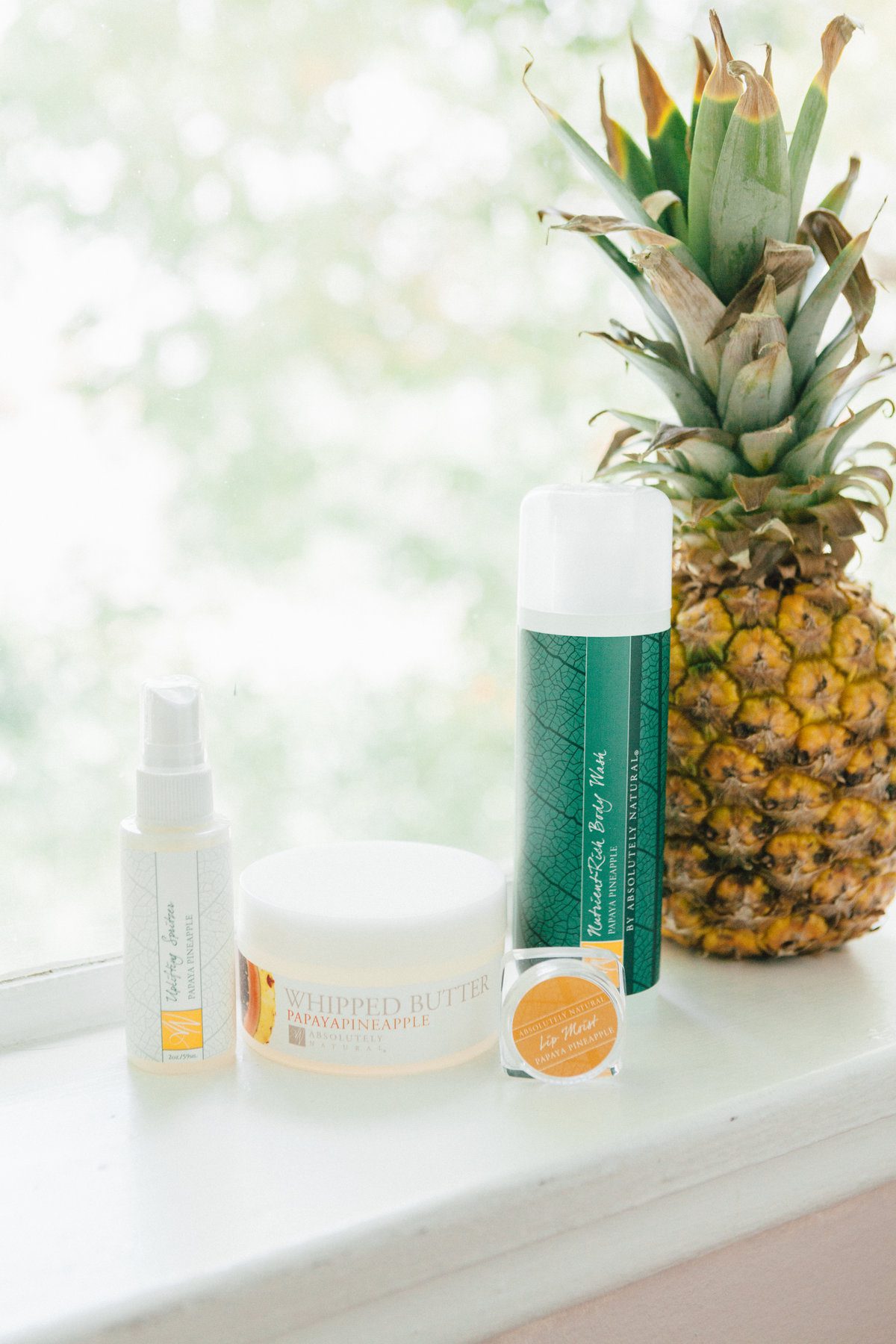 skincare items with Pineapple 