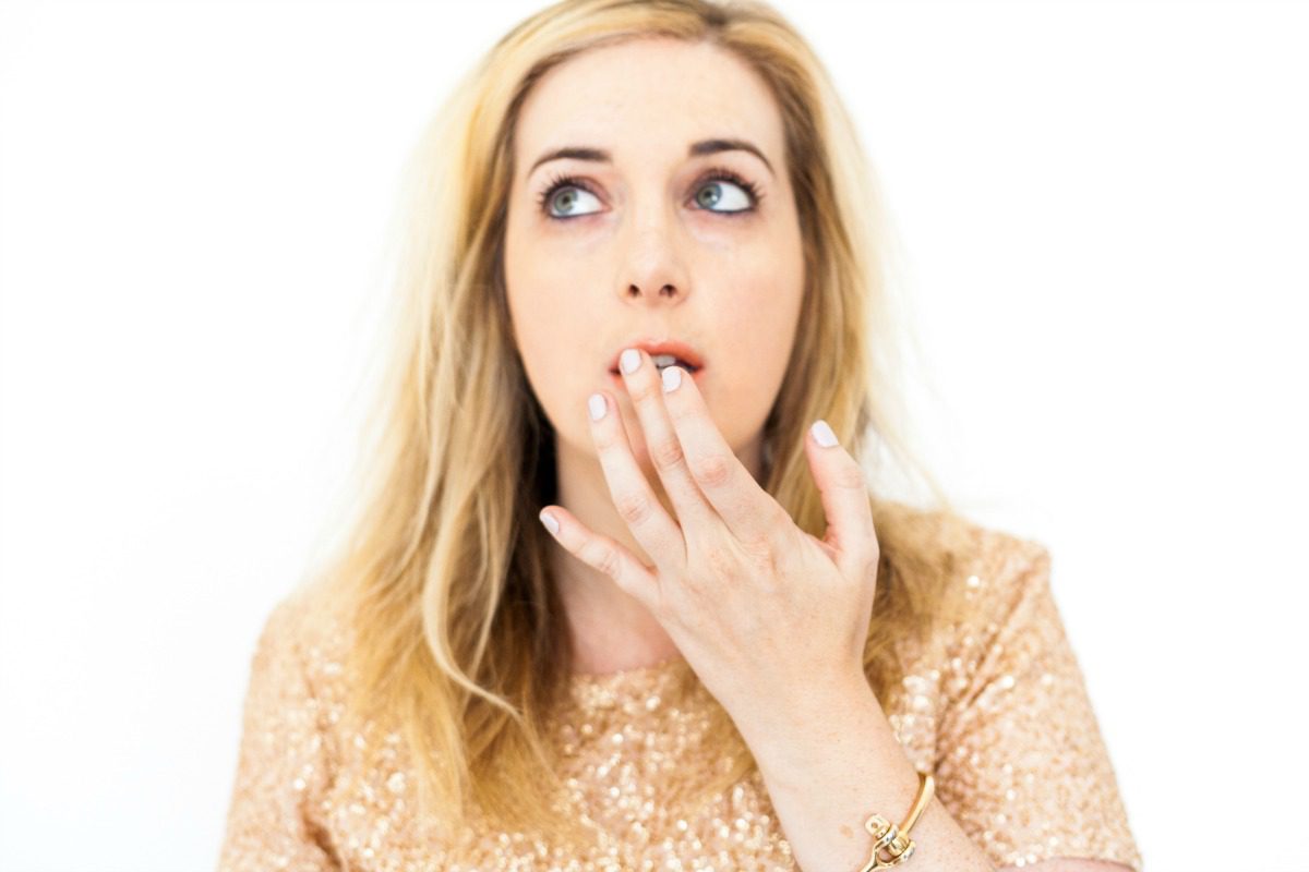 woman applying Anti-Aging Lip Plumpers