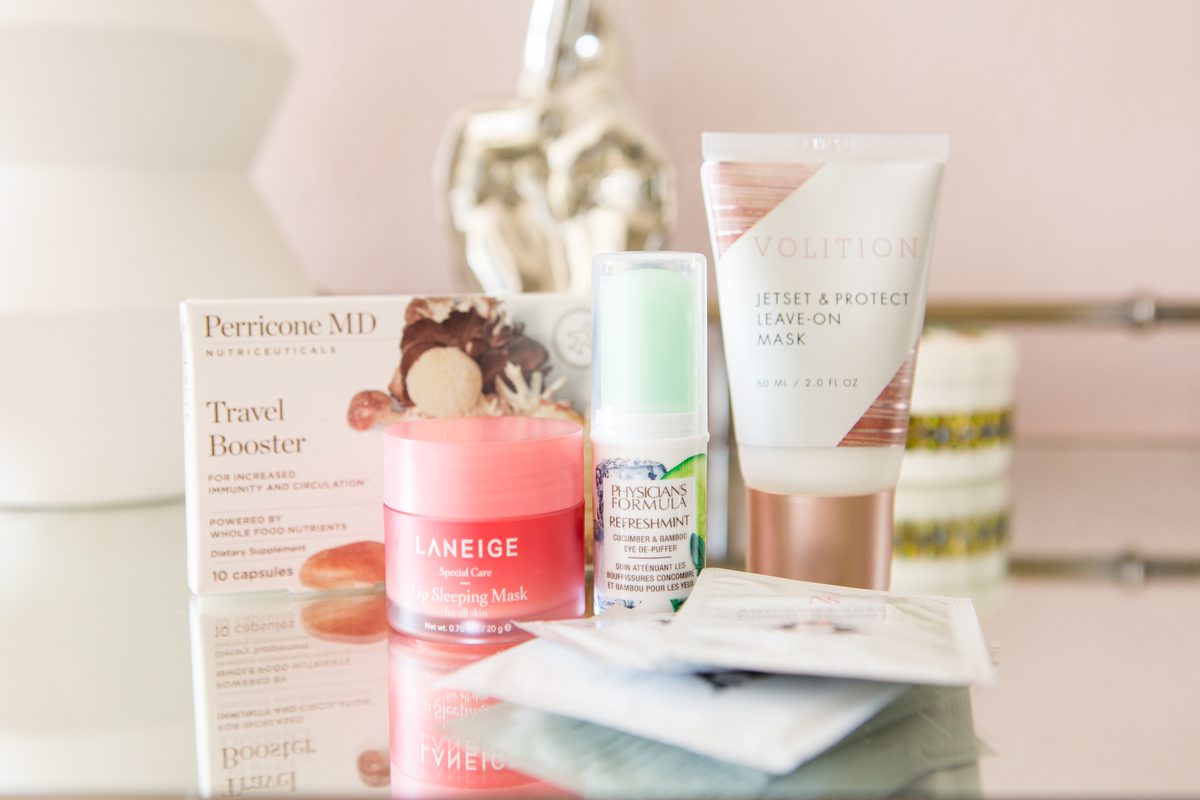 5 beauty products on a table 