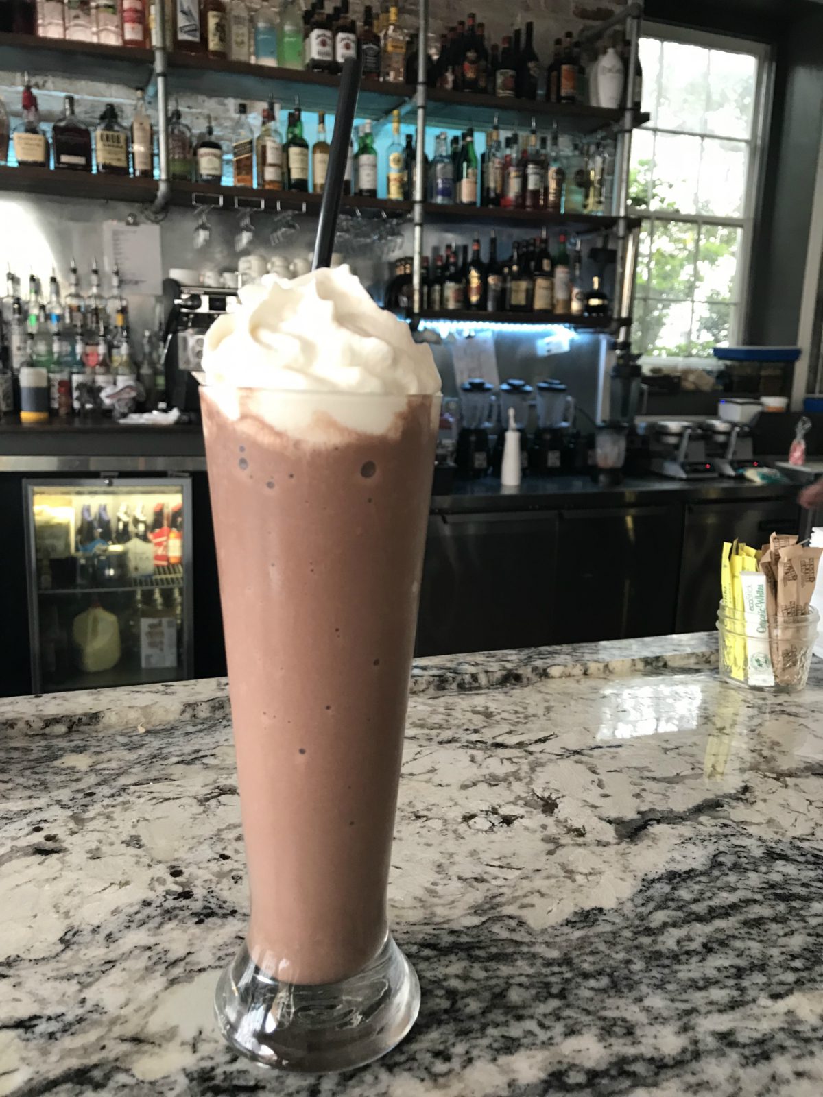 chocolate milkshake for Charleston Travel Guide