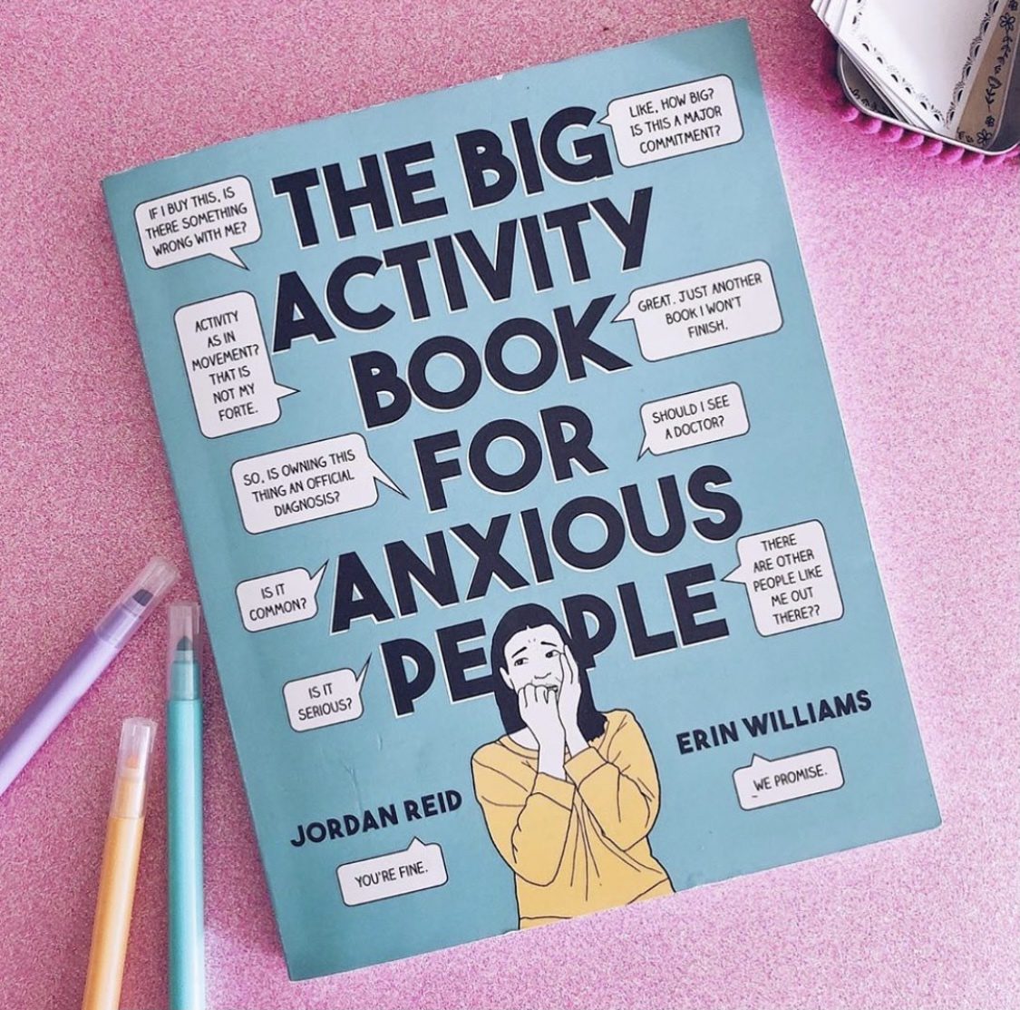 The Big Activity Book for Anxious People, by Jordan Reid