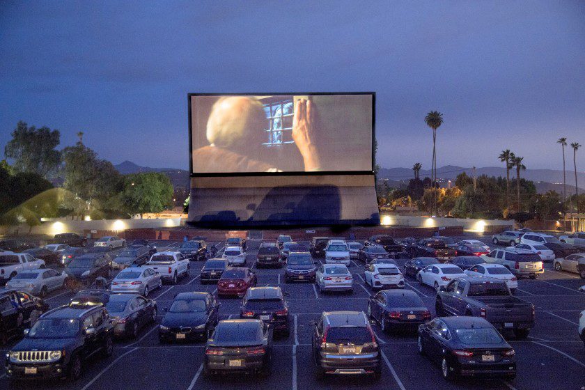 cars in a Drive-in Movie